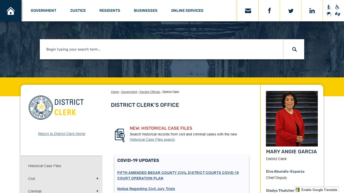 District Clerk's Office | Bexar County, TX - Official Website